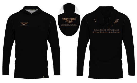 GUAM POLICE DEPT. Sublimated Men's Long Sleeve with Hood (SPECIAL OPERATION DIVISION)