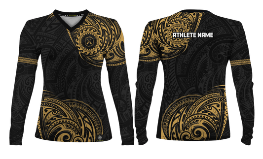 TIYAN HIGHSCHOOL PADDLING TEAM - Sublimated Women's Long Sleeve