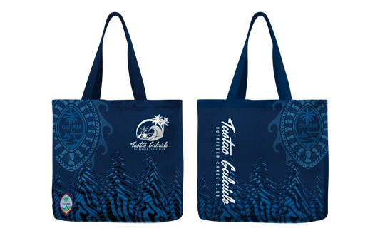 TAOTAO GALAIDE OUTRIGGER CANOE CLUB Sublimated Tote Bag (15 x 12 x 4 inches)