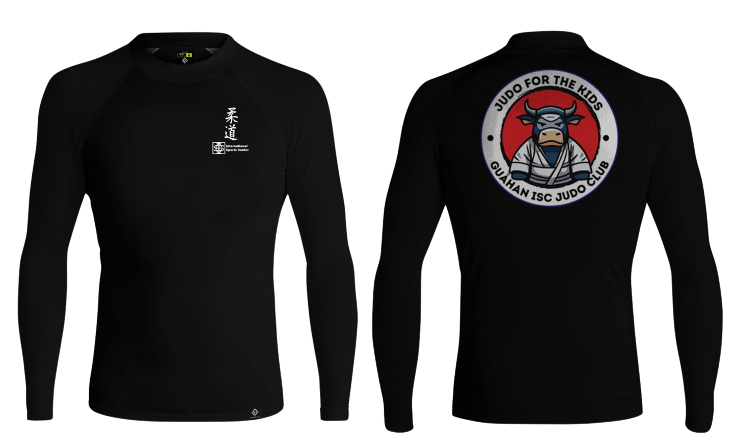 JUDO FOR THE KIDS Sublimated Long Sleeve Rash Guard