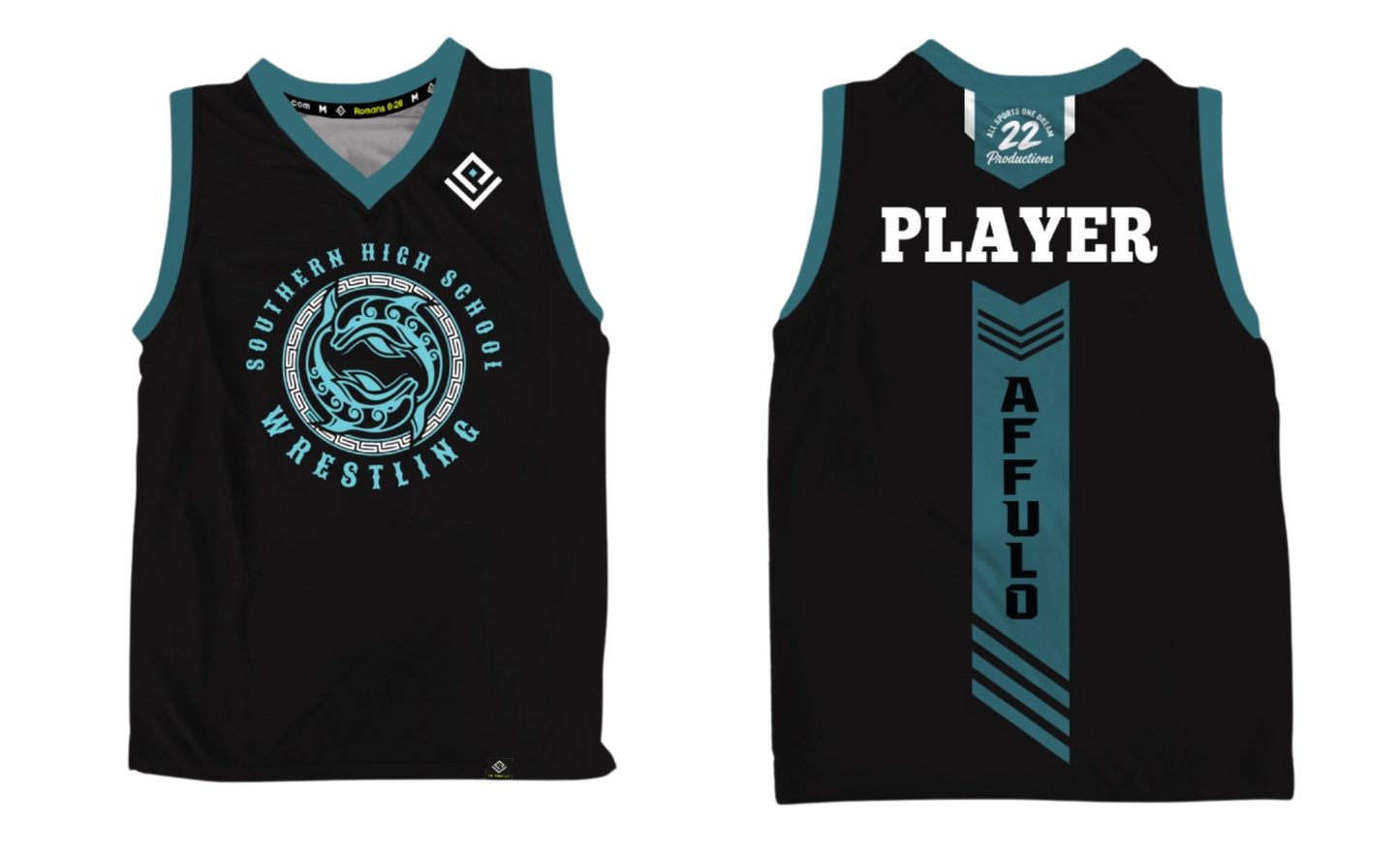 SOUTHERN HIGH WRESTLING Sublimated Men's Tank Top