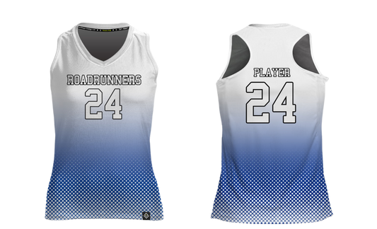 ROADRUNNERS GIRLS VOLLEYBALL (HOME JERSEY) Sublimated Racer Back