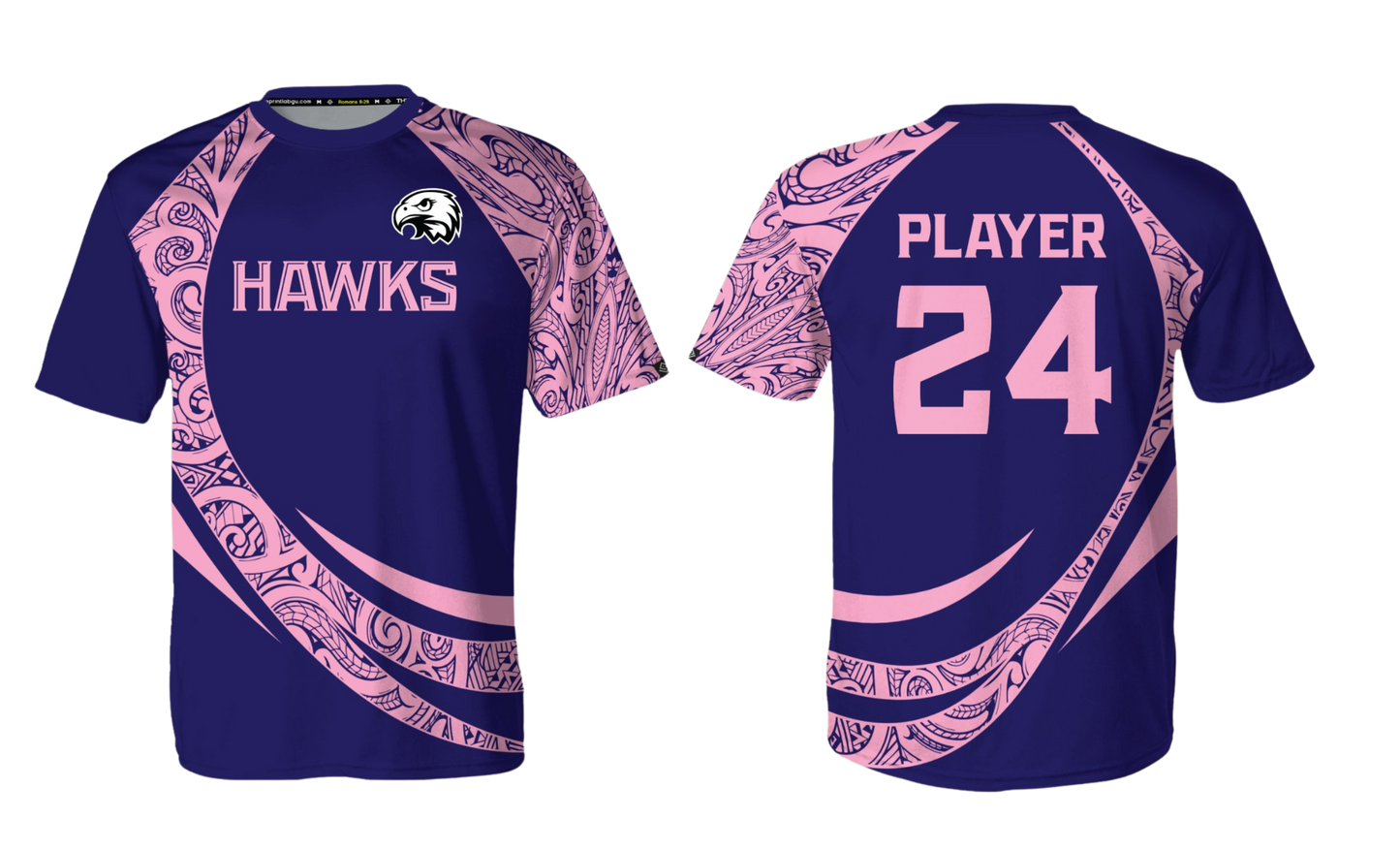 FBLG HAWKS RUGBY Sublimated Men's T-shirt