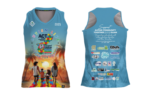 AUTISM COMMUNITY TOGETHER Sublimated Women's Racer Back