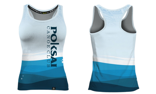 POKSAI CANAOE Sublimated Women's Racer Back