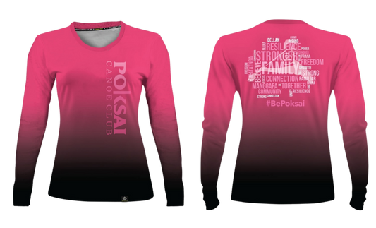 POKSAI CANAOE Sublimated Women's Long Sleeve