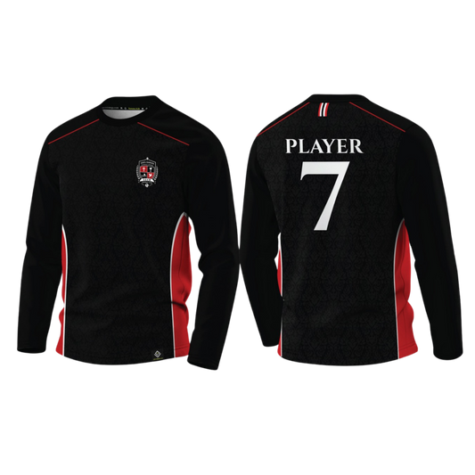 SANTA BARBARA Sublimated Men's Long Sleeve (Black)