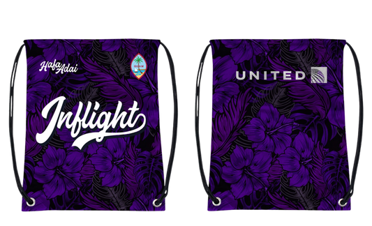 UNITED INFLIGHT Sublimated Utility String Bag