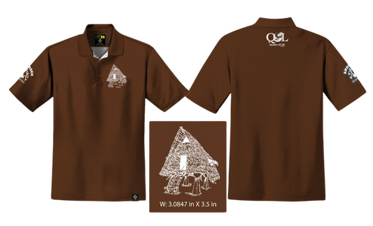 ANDERSEN FAMILY HOUSING Sublimated Men's Polo (Brown)