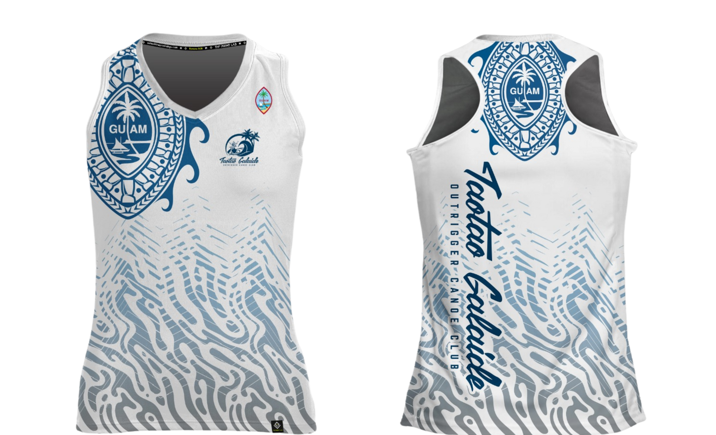 TAOTAO GALAIDE OUTRIGGER CANOE CLUB Sublimated Women's Racer Back