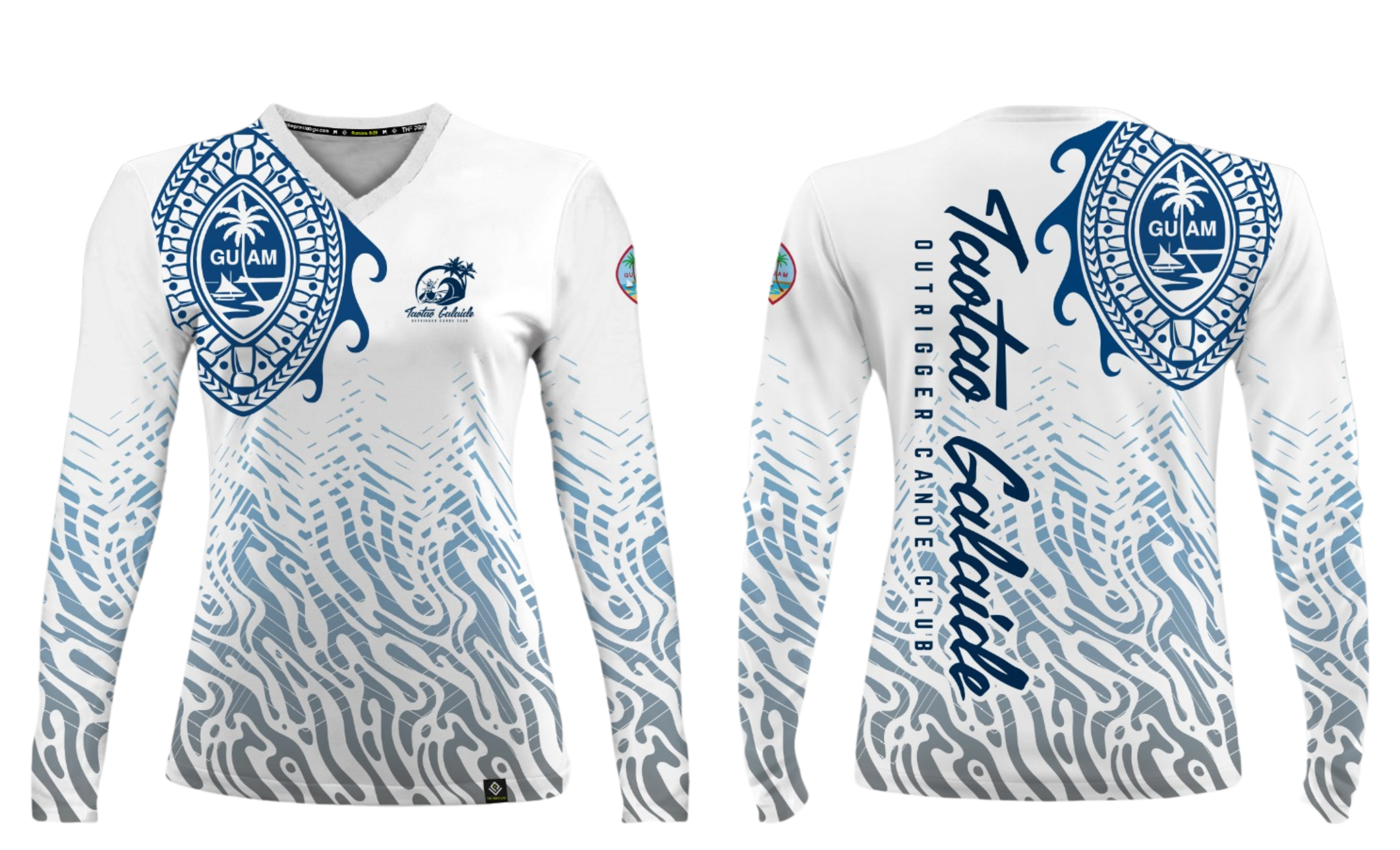 TAOTAO GALAIDE OUTRIGGER CANOE CLUB Sublimated Women's Long Sleeve ...