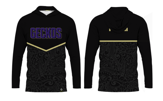 GWHS WRESTLING Sublimated Men's Long Sleeve with Hood (Tribal Design)