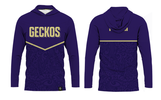 GWHS WRESTLING Sublimated Men's Long Sleeve with Hood (Tribal Design)