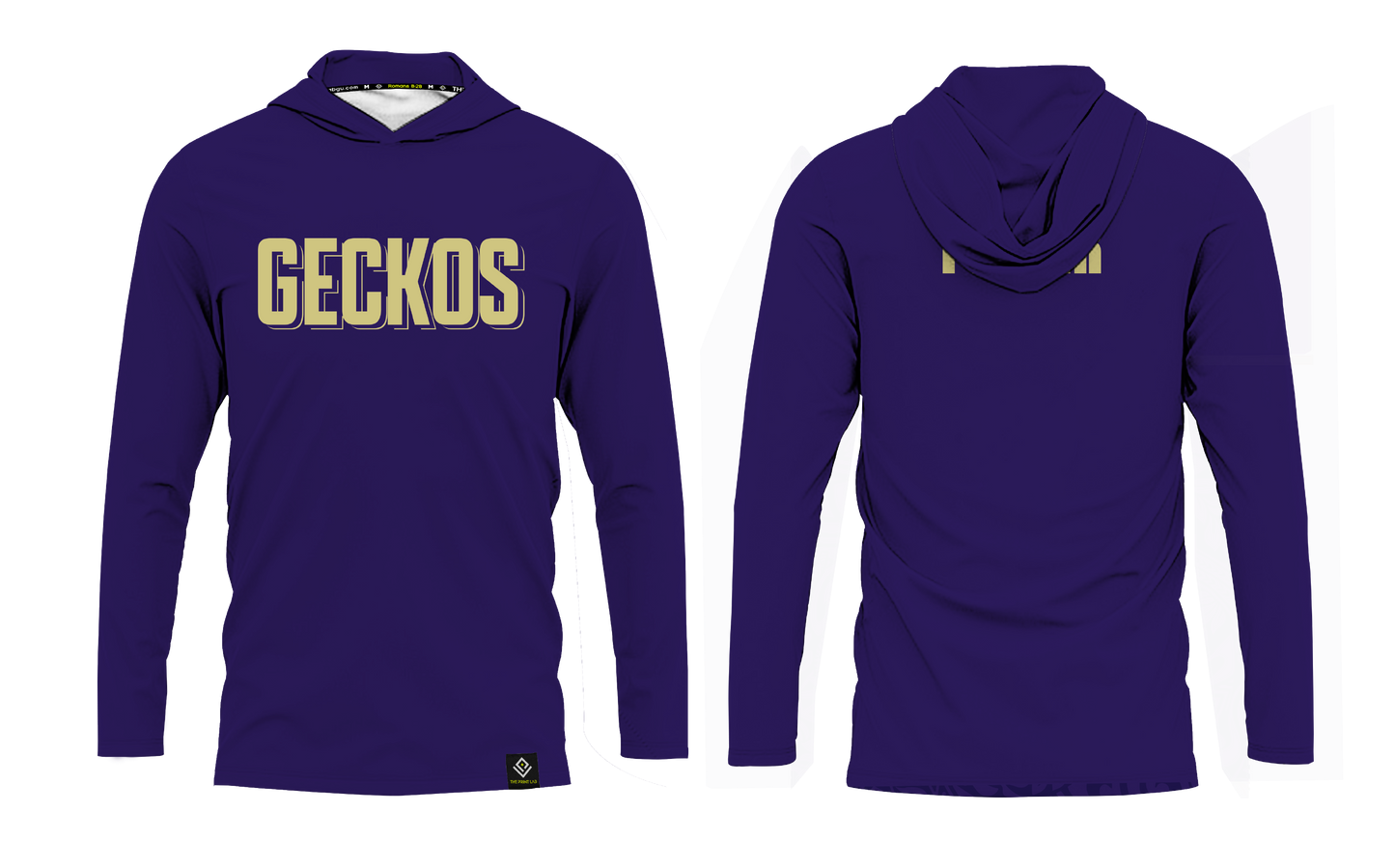 GWHS WRESTLING Sublimated Men's Long Sleeve with Hood
