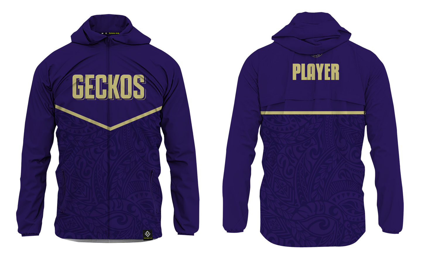GWHS WRESTLING Sublimated Men's Lightweight Windbreaker Jacket (Tribal Design)