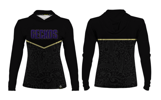 GWHS WRESTLING Sublimated Women's Long Sleeve with Hood (Tribal Design)