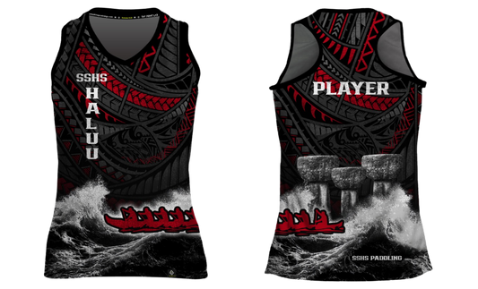 SIMON SANCHEZ PADDLING - Sublimated Women's Racer Back