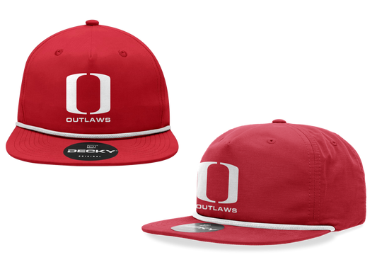 HAGA OUTLAWS Screen Print Cap (Outlaw White Logo)