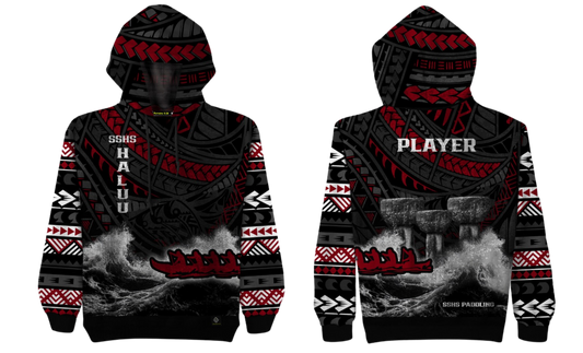 SIMON SANCHEZ PADDLING - Sublimated Men's Hybrid Zipper Hoodie Jacket