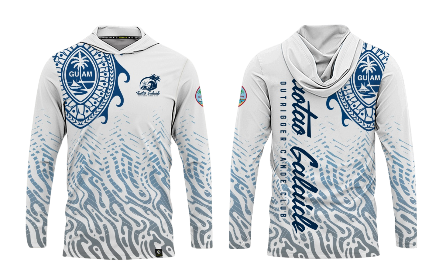 TAOTAO GALAIDE OUTRIGGER CANOE CLUB Sublimated Men's Longsleeve with Hood
