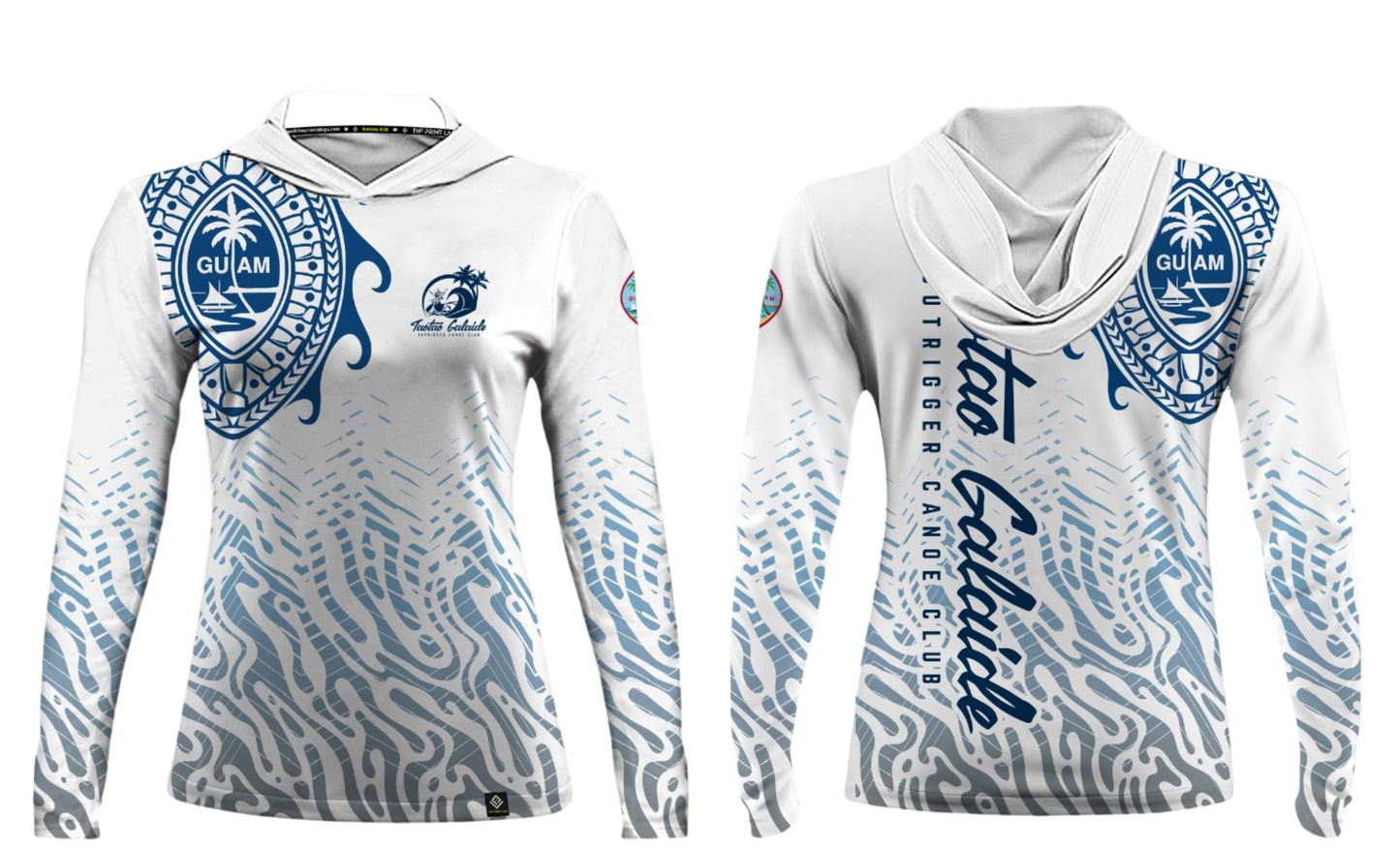 TAOTAO GALAIDE OUTRIGGER CANOE CLUB Sublimated Women's Long Sleeve with Hood