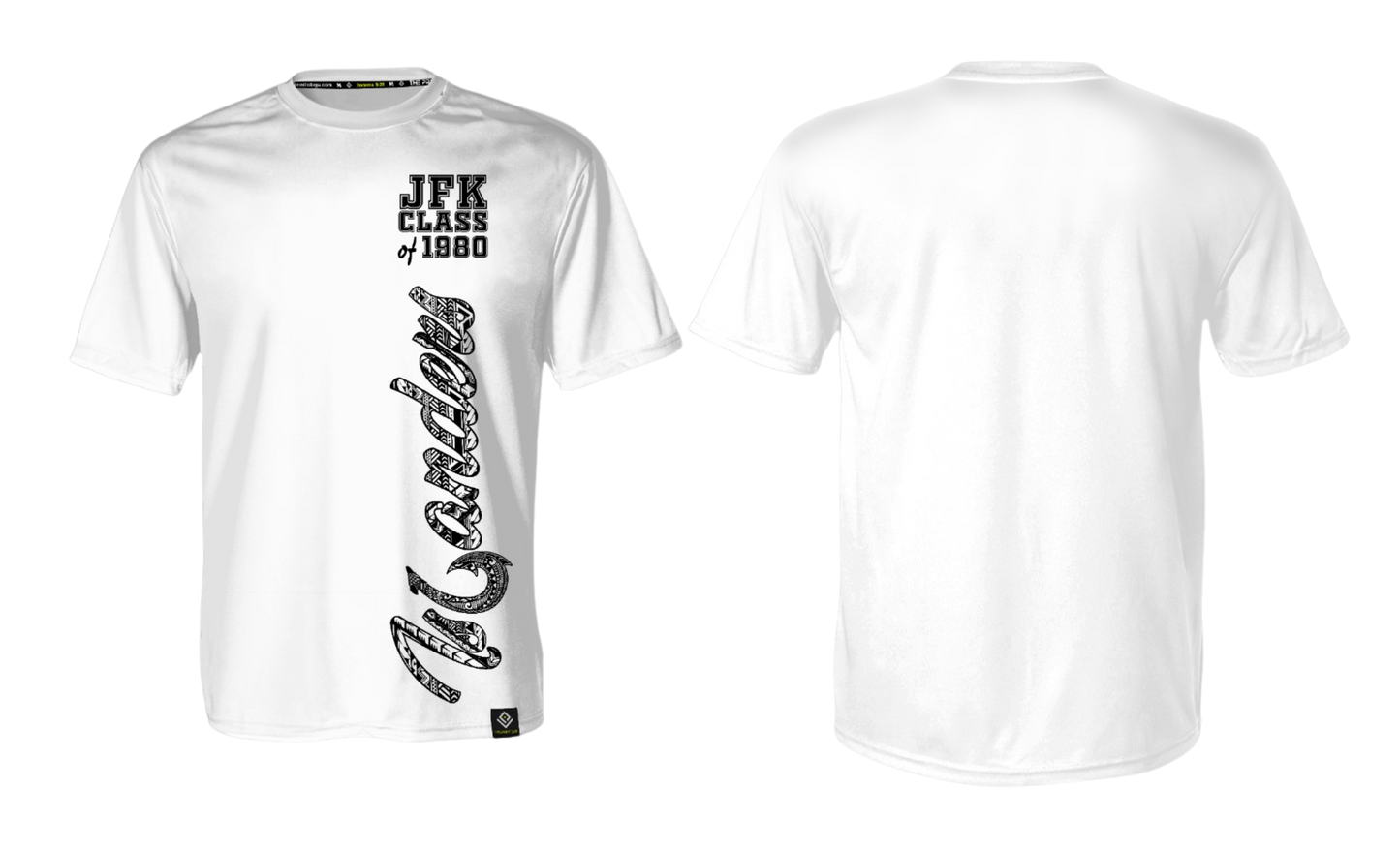 JFK CLASS OF 1980 REUNION Sublimated Men's T-shirt (White)