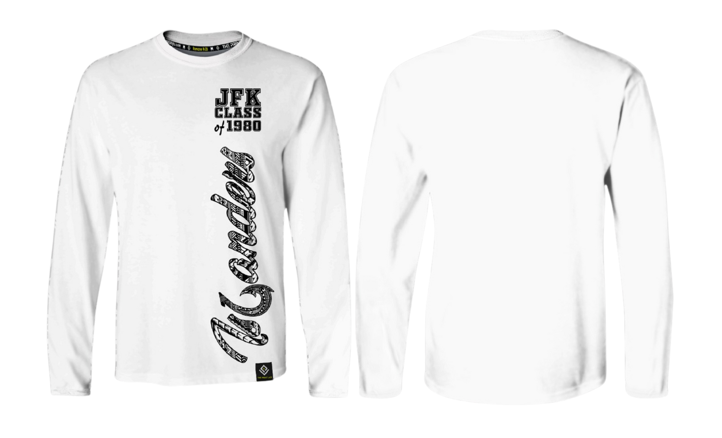 JFK CLASS OF 1980 REUNION Sublimated Men's Long sleeve (White)