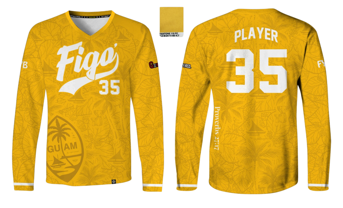 FIGO ISLANDERS 40'S 2025 Men's Sublimated Long Sleeve