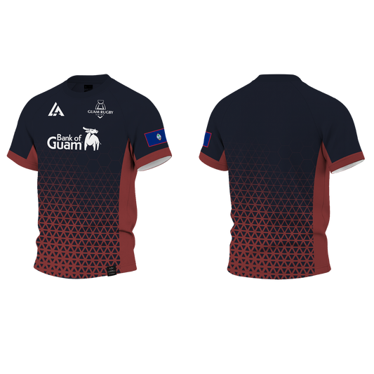 GUAM RUGBY UNION Sublimated Raglan T-shirt