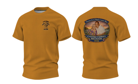 BLAS - CASTRO FAMILY REUNION Sublimated T-shirt (Blas - Castro Family Asan)