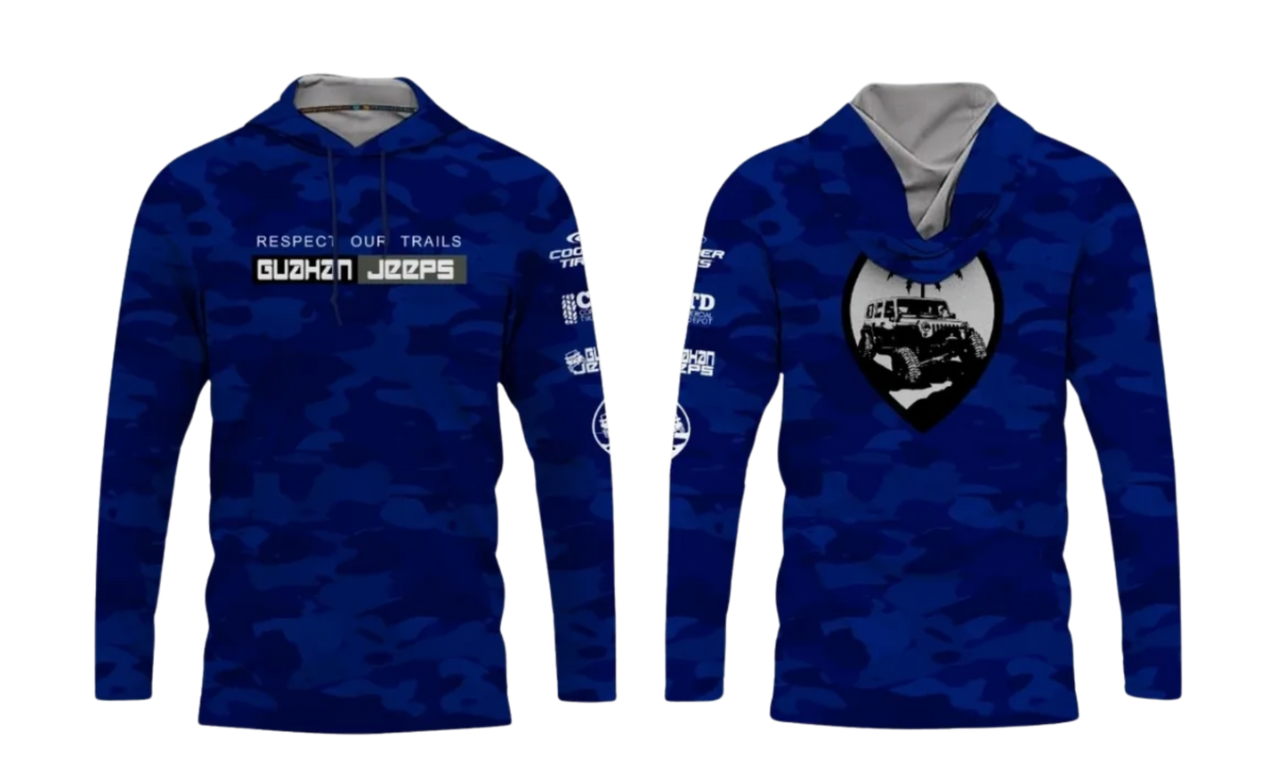 GUAHAN JEEPS (CTD) Sublimated Dri Fit Long Sleeve with Hood