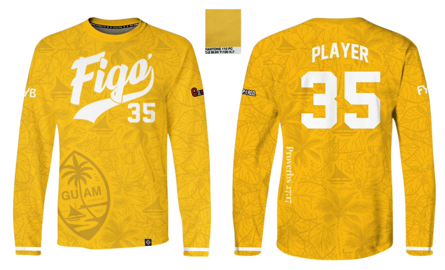 FIGO ISLANDERS 40'S 2025 Men's Sublimated Long Sleeve
