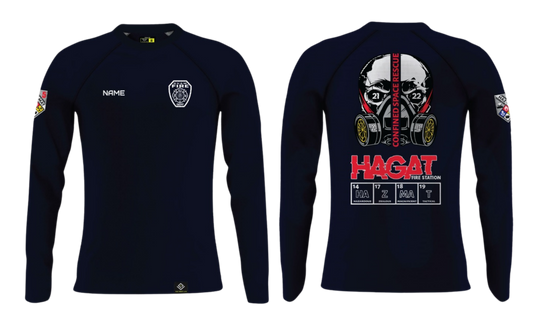 GUAM FIRE DEPARTMENT Sublimated Raglan Long Sleeve - Hagat Hazmat