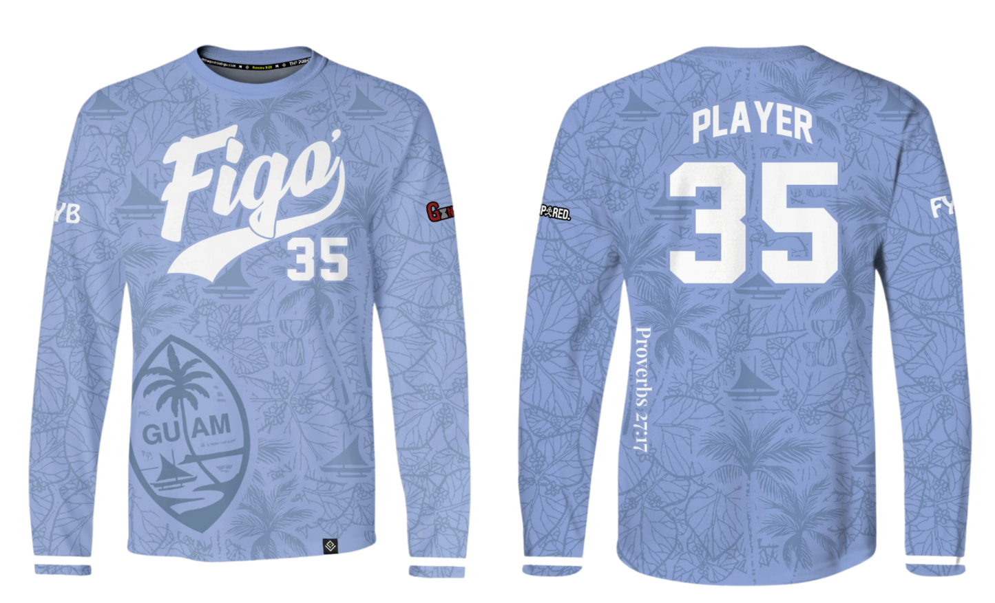 FIGO ISLANDERS 40'S 2025 Men's Sublimated Long Sleeve
