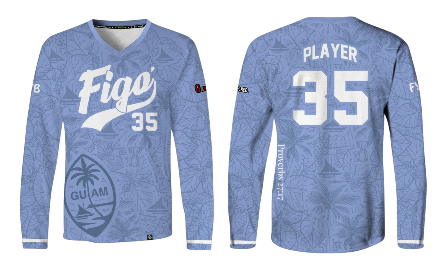 FIGO ISLANDERS 40'S 2025 Men's Sublimated Long Sleeve