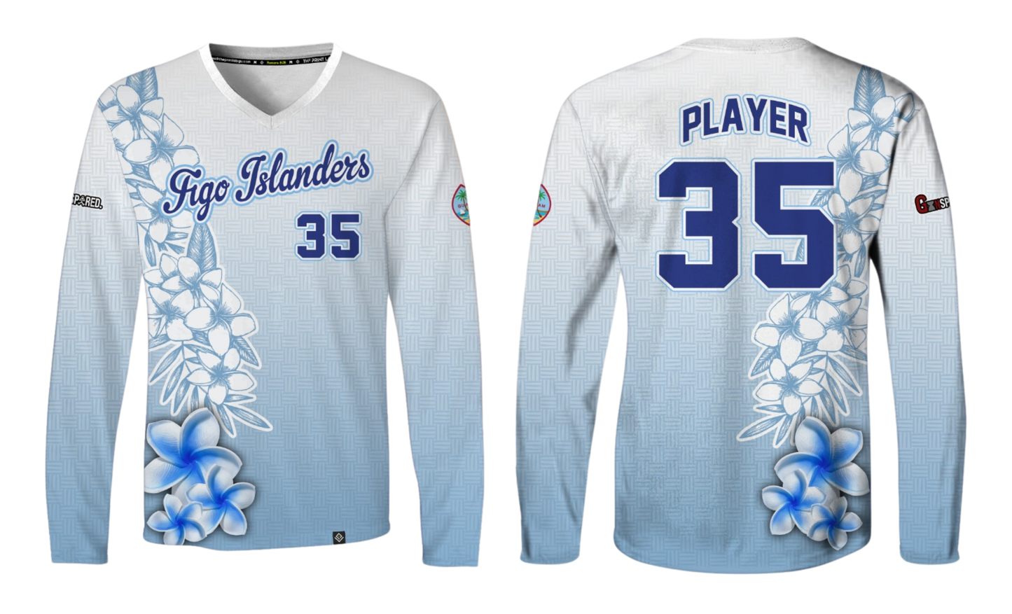 FIGO ISLANDERS 50's 2025 Men's Sublimated Long Sleeve