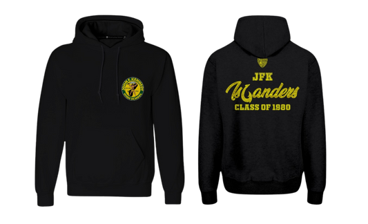 JFK CLASS OF 1980 REUNION Screen print Pullover Hoodie