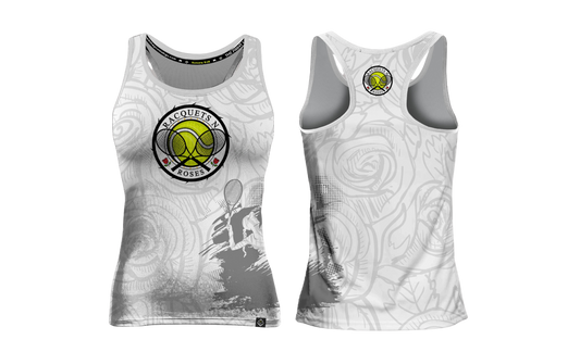 RAQUETS N ROSES Sublimated Women's Racerback