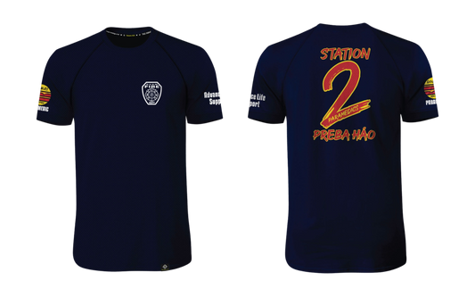 GUAM FIRE DEPARTMENT Sublimated Raglan T-shirt - SINAJANA