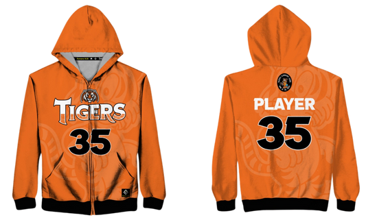 TALAFOFO - TIGERS Sublimated Zipper Hoodie Jacket