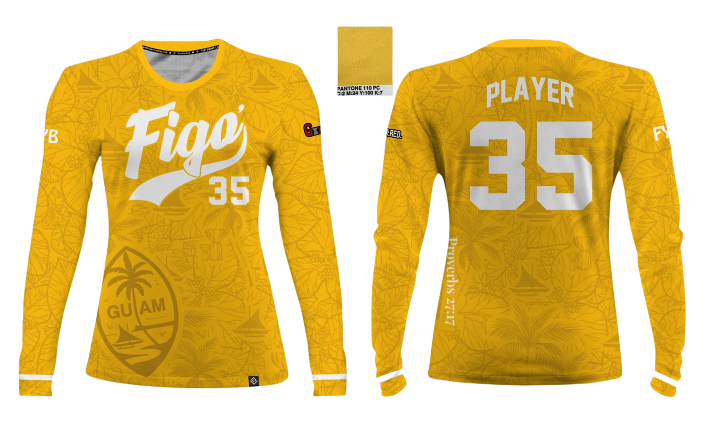 FIGO ISLANDERS 40'S 2025  Women's Sublimated Long Sleeve