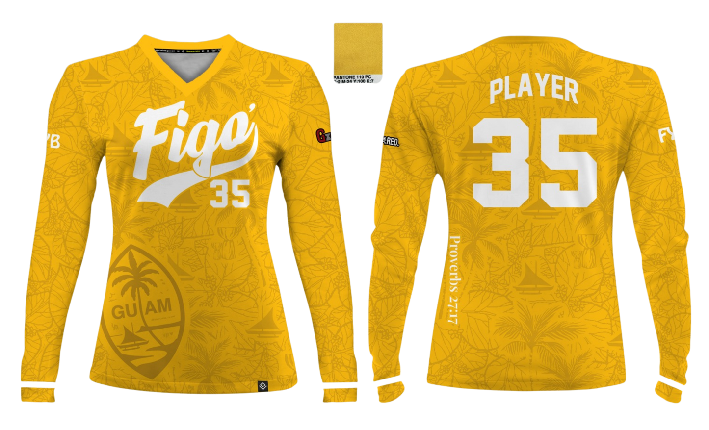 FIGO ISLANDERS 40'S 2025  Women's Sublimated Long Sleeve