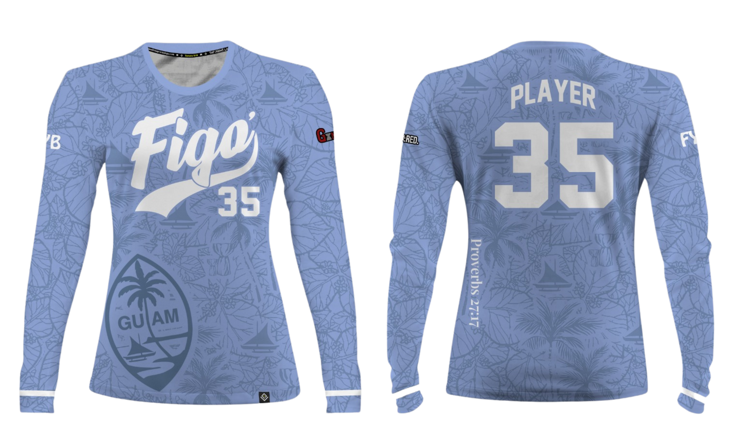 FIGO ISLANDERS 40'S 2025  Women's Sublimated Long Sleeve