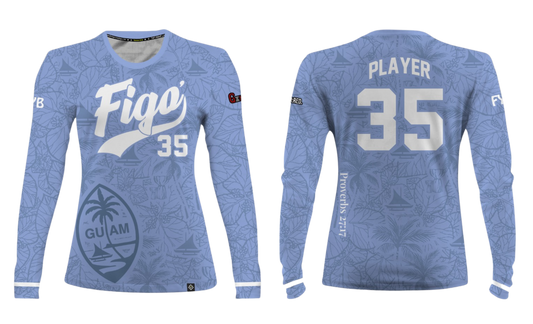 FIGO ISLANDERS 40'S 2025  Women's Sublimated Long Sleeve