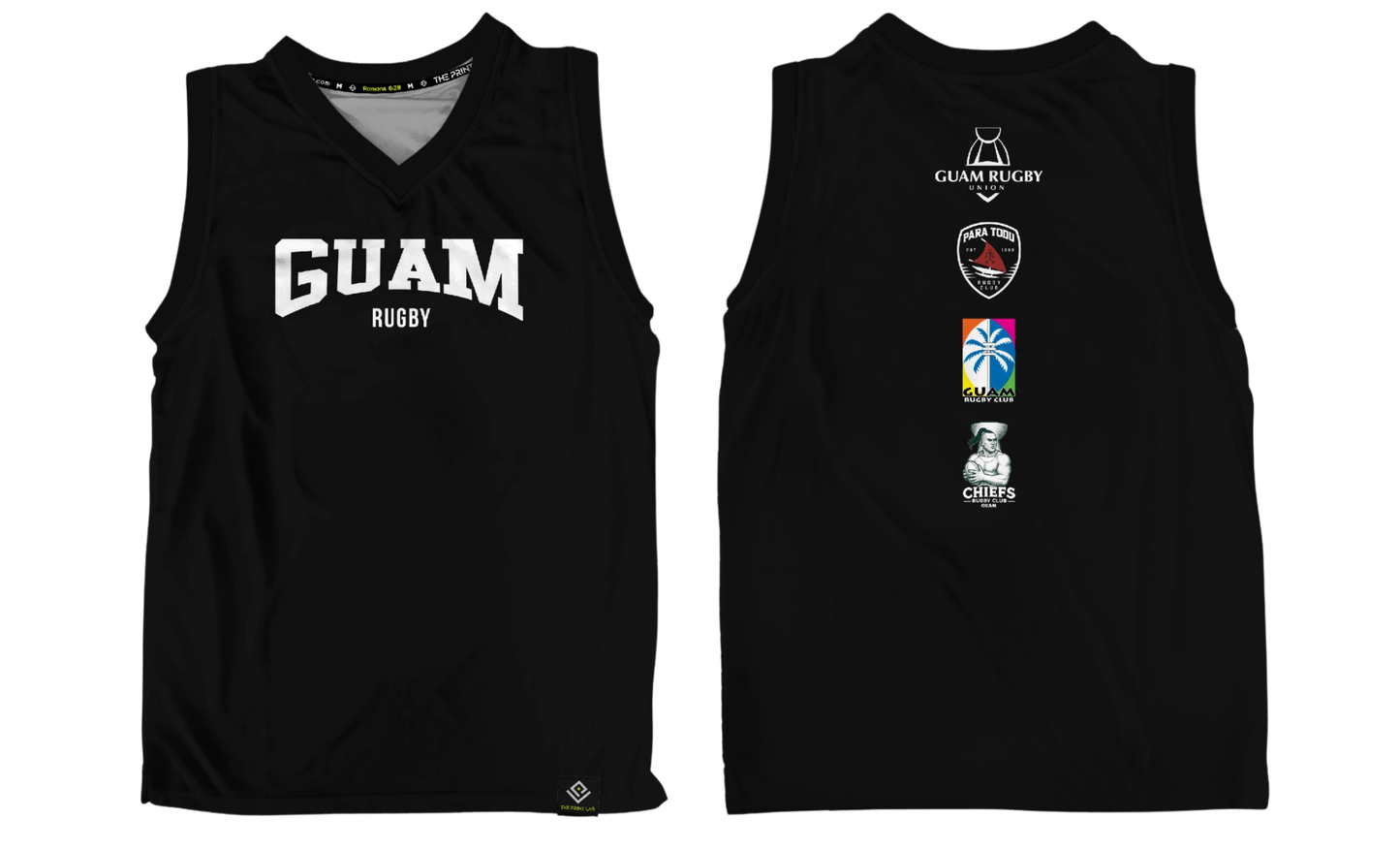 GUAM RUGBY Sublimated Men's Tank Top (Black)