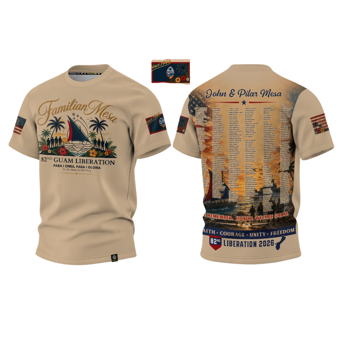 FAMILIAN MESA Sublimated T-shirt
