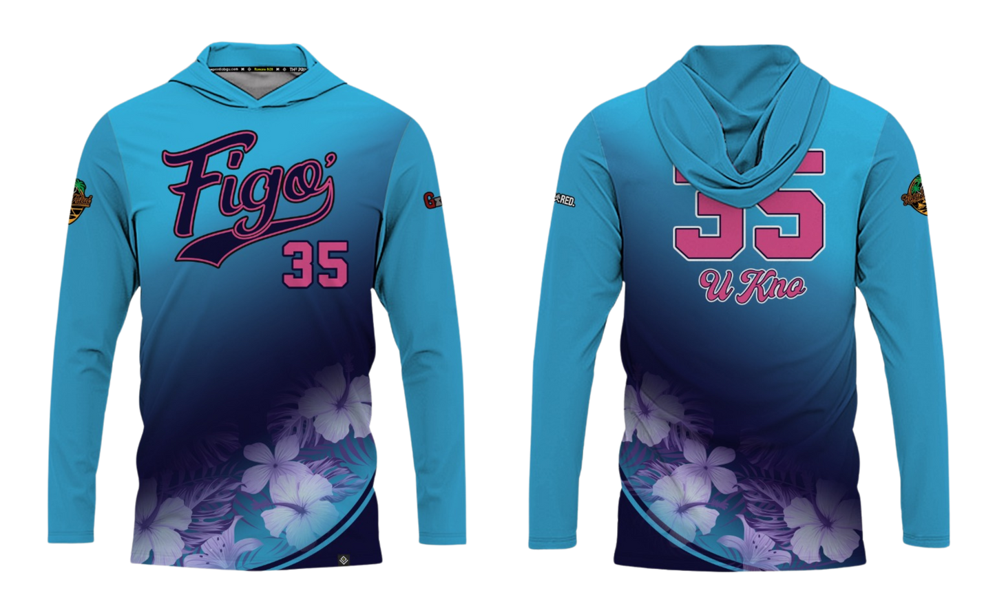 FIGO U KNO 2025 Men's Sublimated Long Sleeve with Hood