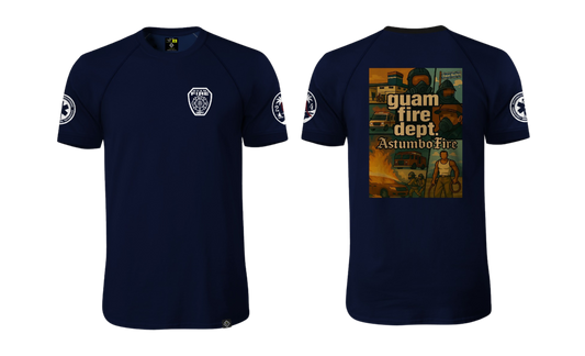 GUAM FIRE DEPARTMENT Sublimated Raglan T-shirt - ASTUMBO FIRE