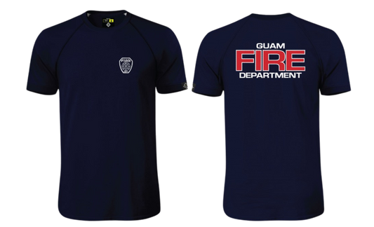 GUAM FIRE DEPARTMENT Sublimated Raglan T-shirt