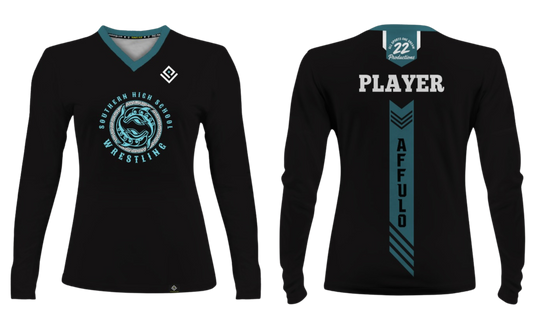 SOUTHERN HIGH WRESTLING Sublimated Women's Long Sleeve